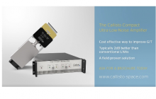 Callisto has supplied 2 units of the K-Band (20GHz) Compact Cryo LNAs